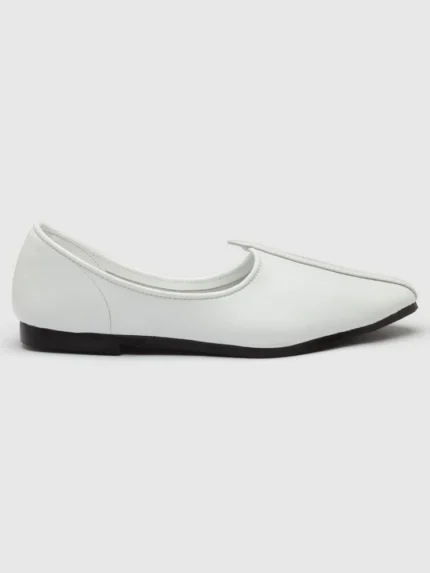 Action Dotcom A2831 Men White Ethnic Shoe
