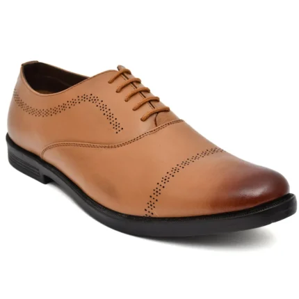 Casual Wear Men Tan Leather Shoes, Shoe Type: Casual Shoe