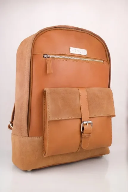 Pu Leather Plain Orange Designer Bag