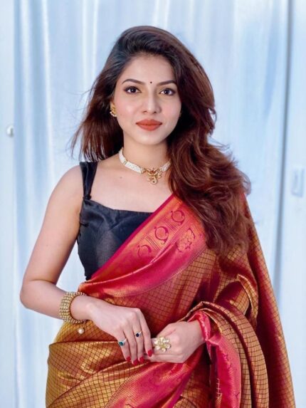 Festive Wear Printed Designer Pure Silk Saree, 5.5 M ( Separate Blouse Piece)